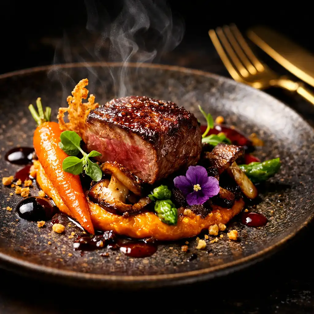 Autorskie danie fine dining